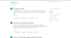Desktop Screenshot of cuneytbayrak.com